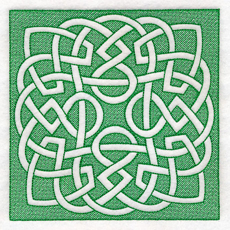 Celtic Knotwork Square 1 (Trapunto)
