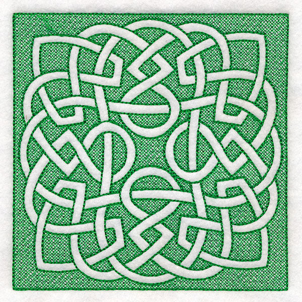 Celtic Knotwork Square 1 (Trapunto)