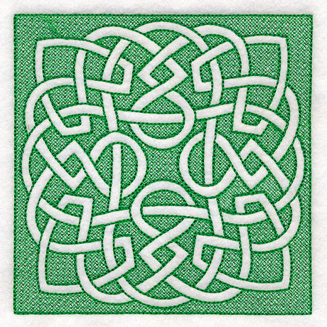 Celtic Knotwork Square 1 (Trapunto)