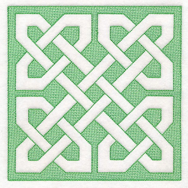 Celtic Knotwork Square 2 (Trapunto)
