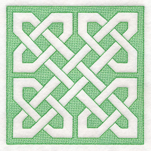 Celtic Knotwork Square 2 (Trapunto)