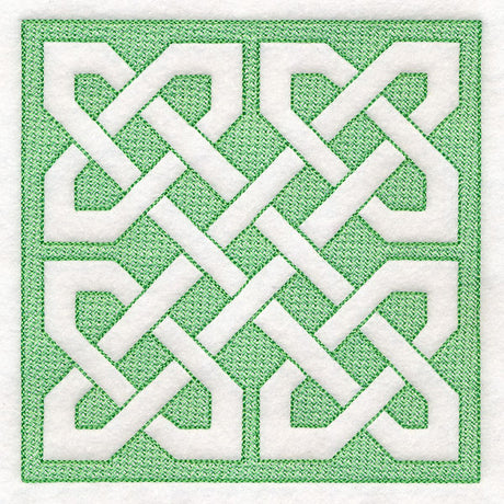 Celtic Knotwork Square 2 (Trapunto)