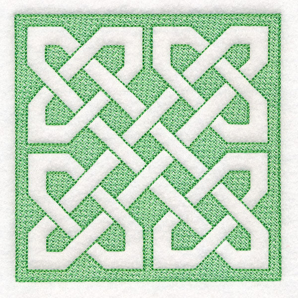 Celtic Knotwork Square 2 (Trapunto)