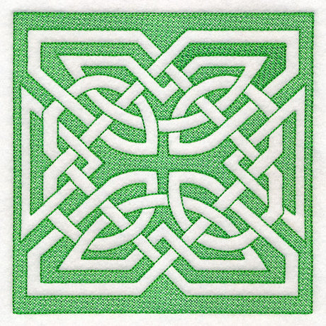 Celtic Knotwork Square 3 (Trapunto)