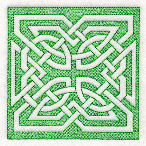 Celtic Knotwork Square 3 (Trapunto)