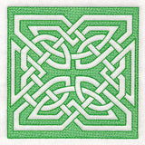 Celtic Knotwork Square 3 (Trapunto)