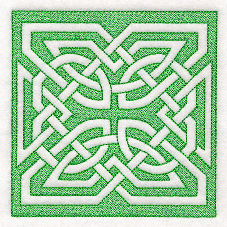 Celtic Knotwork Square 3 (Trapunto)