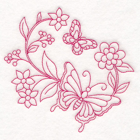 Spring Things Flowers - Butterfly 1 (Vintage)