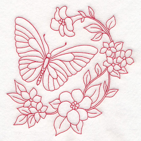 Spring Things Flowers - Butterfly 2 (Vintage)