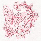 Spring Things Flowers - Butterfly 2 (Vintage)