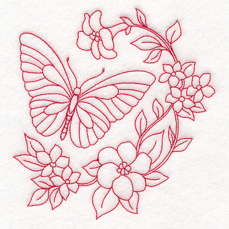 Spring Things Flowers - Butterfly 2 (Vintage)