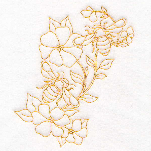 Spring Things Flowers - Honeybee (Vintage)