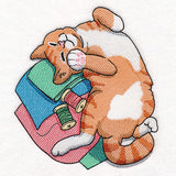 Sleeping on Fabric Kitty