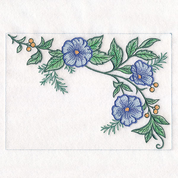 Bluebird & Morning Glory Corner 3