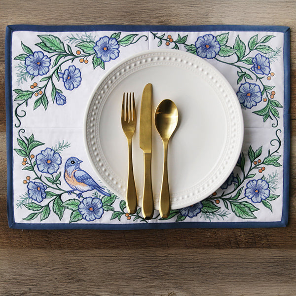 Bluebird & Morning Glory Corner 4