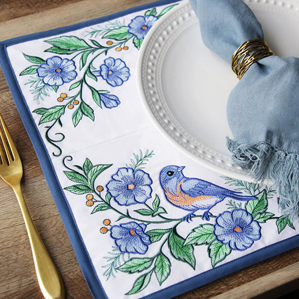 Bluebird & Morning Glory Corner 4