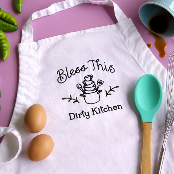 Saucy Kitchen Sayings - Bless This Dirty Kitchen