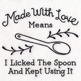 Saucy Kitchen Sayings - Made With Love