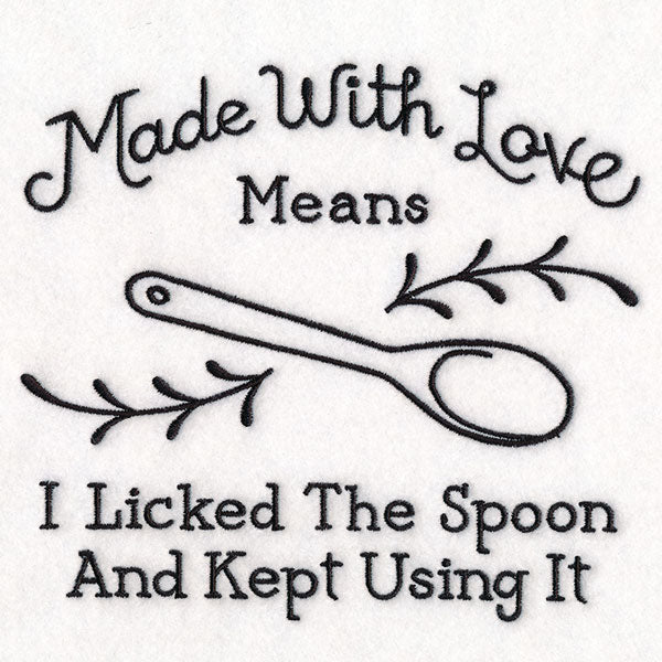 Saucy Kitchen Sayings - Made With Love