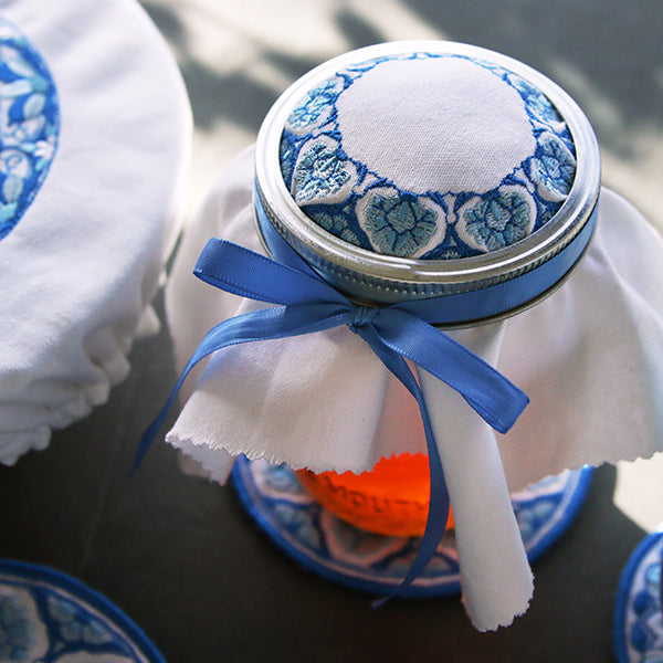 Delft Blue Mandala Wreath