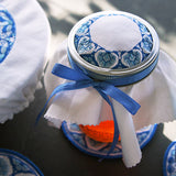 Delft Blue Mandala Wreath