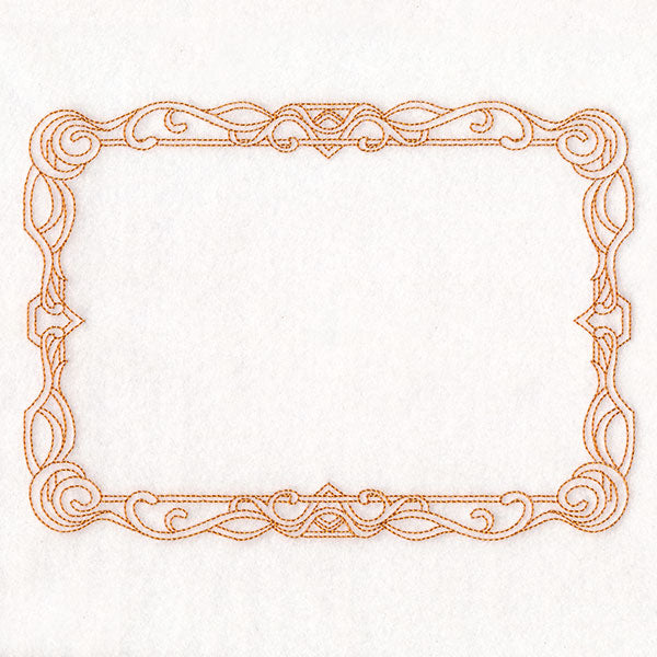 Fancy & Decorative Quilt Frame 5