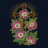 Gilded Easter Cross & Lenten Roses