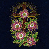 Gilded Easter Cross & Lenten Roses