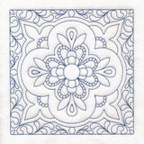 Fanciful Relief Quilting Square (Double Run)