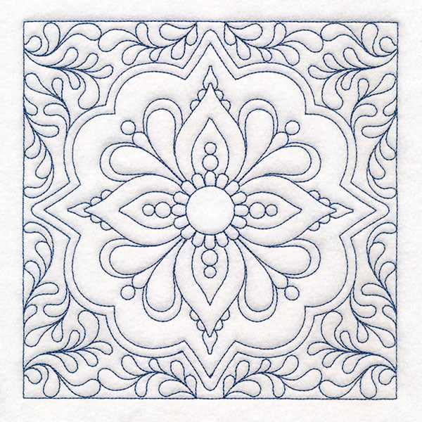 Charming Relief Quilting Square (Double Run)