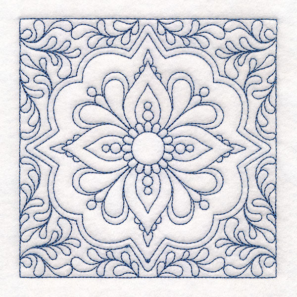 Charming Relief Quilting Square (Double Run)