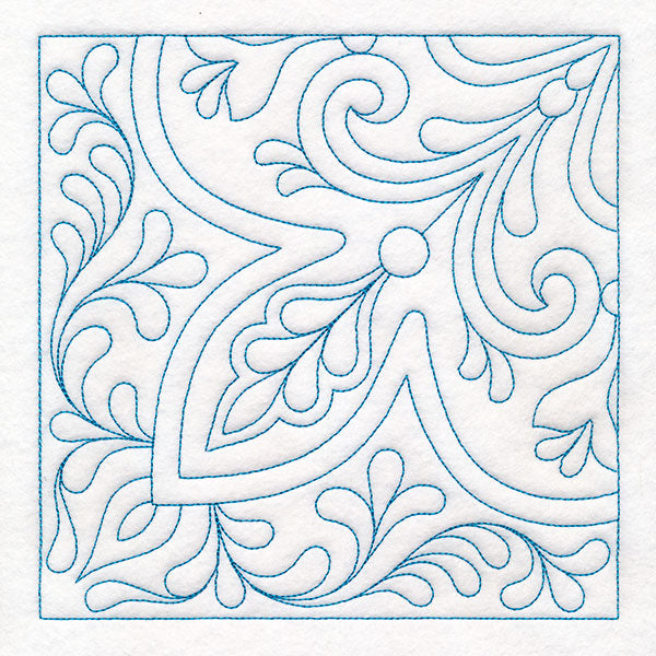 Decorative Relief Quilting Corner (Double Run)