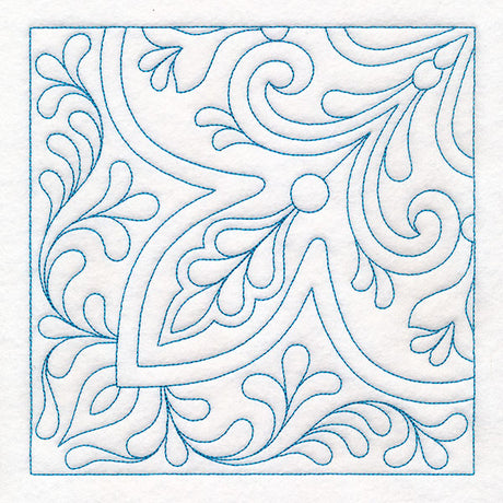 Decorative Relief Quilting Corner (Double Run)