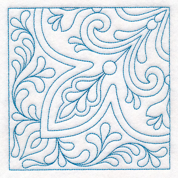 Decorative Relief Quilting Corner (Double Run)