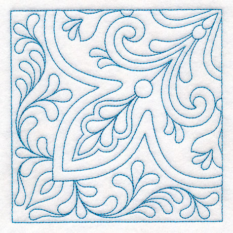 Decorative Relief Quilting Corner (Double Run)