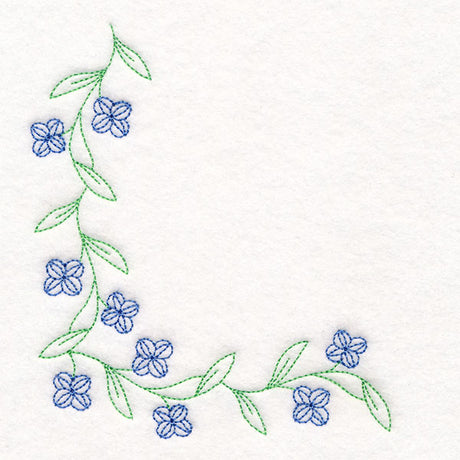 Delicate Spring Corner - Morning Glories