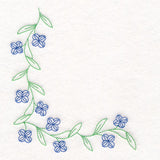 Delicate Spring Corner - Morning Glories