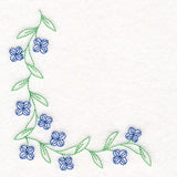 Delicate Spring Corner - Morning Glories