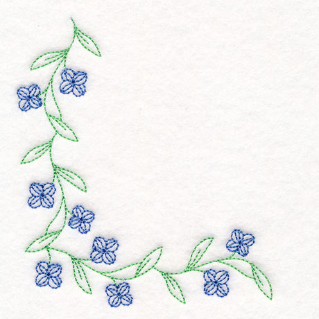 Delicate Spring Corner - Morning Glories