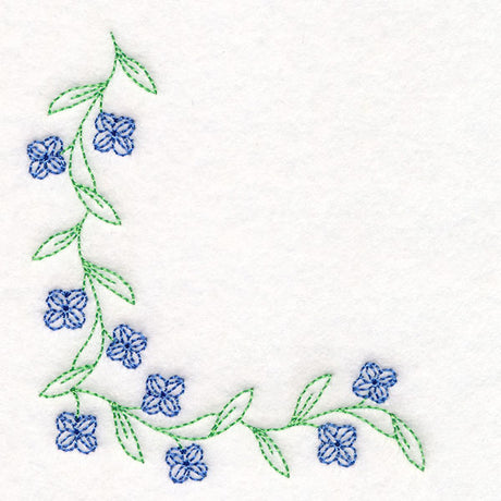 Delicate Spring Corner - Morning Glories