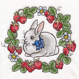 Strawberry Bunny Wreath