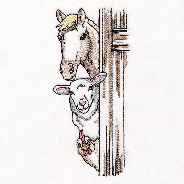Peeking Farm Animal Pals Stack