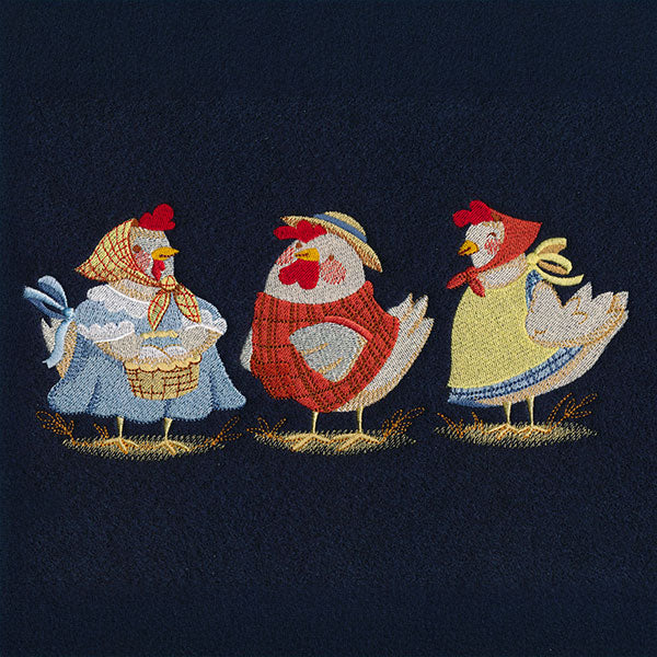 Storybook Chickens Trio