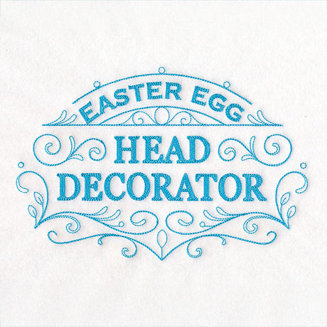 Easter Egg Head Decorator Sign