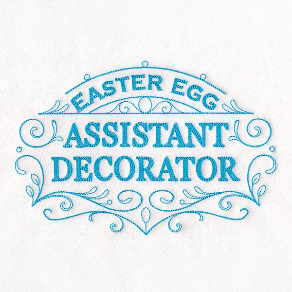 Easter Egg Assistant Decorator Sign