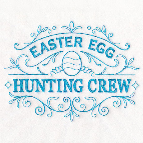 Easter Egg Hunting Crew Sign