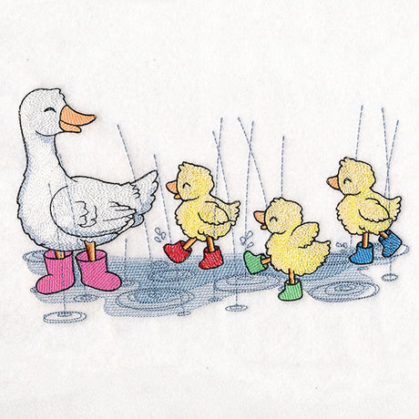 Splish Splash Duck Family