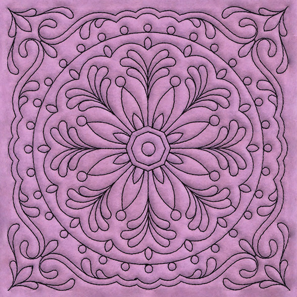 Circle & Texture Quilting - Circle 1 (Double Run)