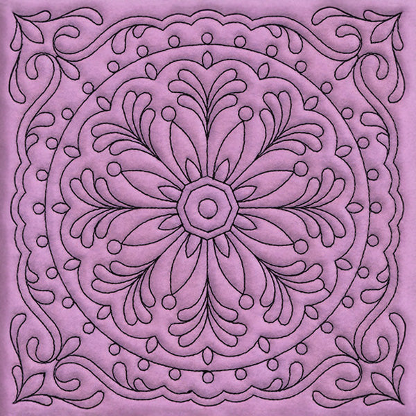 Circle & Texture Quilting - Circle 1 (Double Run)