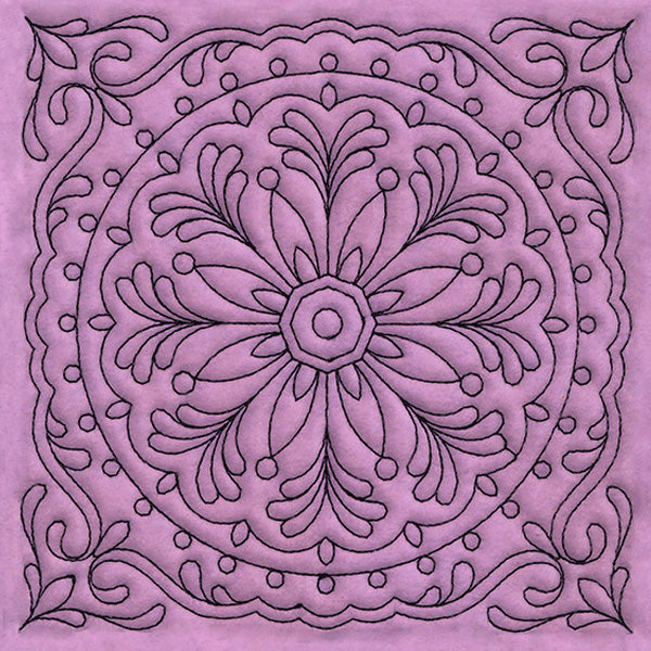 Circle & Texture Quilting - Circle 1 (Double Run)